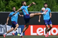 Današnji trening hrvatske nogometne reprezentacije, Foto: Boris Kovacev/CROPIX