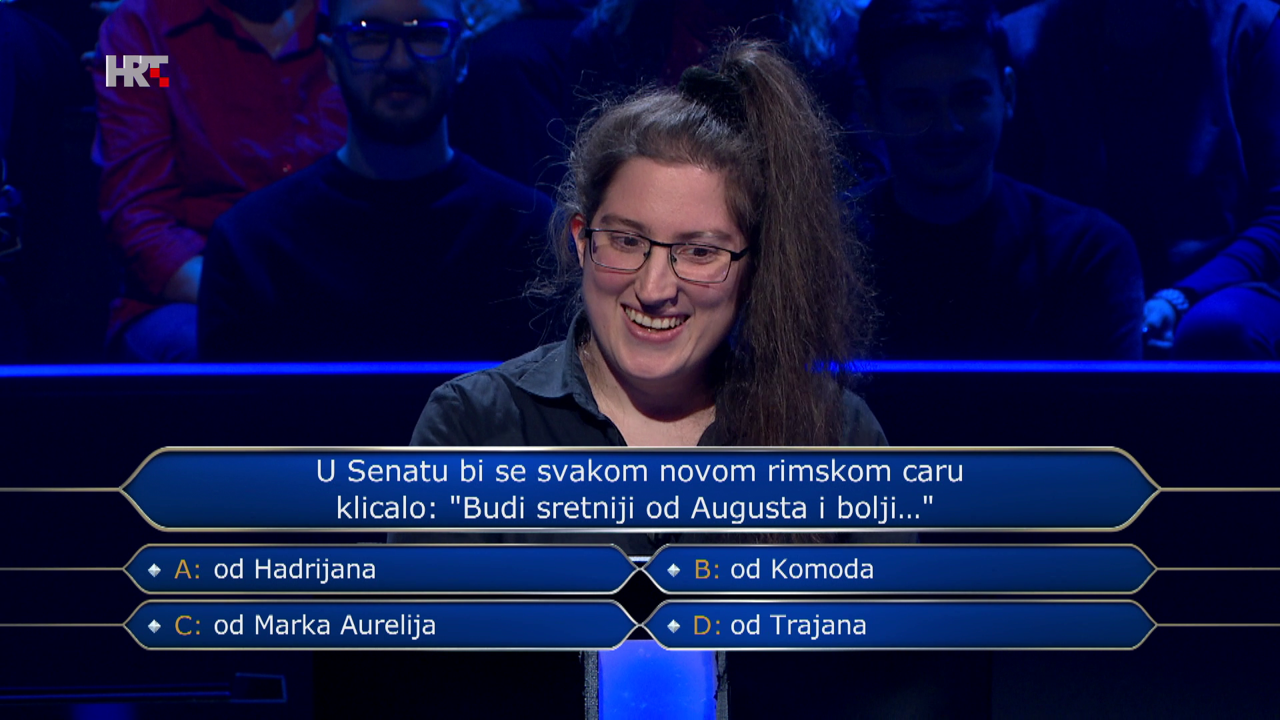 Tamara Perković, Foto: Tko želi biti milijunaš?/HRT