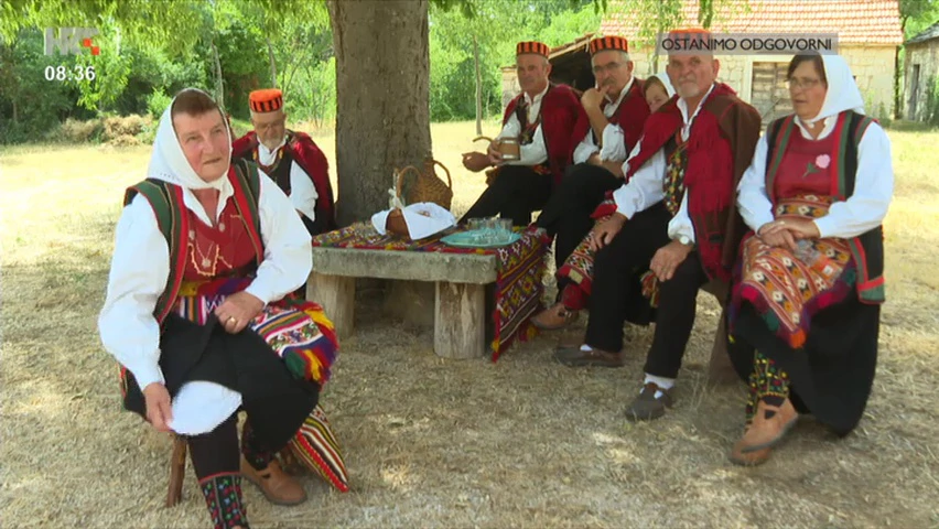 Anka Perišić s društvom iz KUU Miljevci