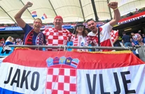 Hrvatski navijači na tribinama , Foto: Ante Cizmic  /CROPIX