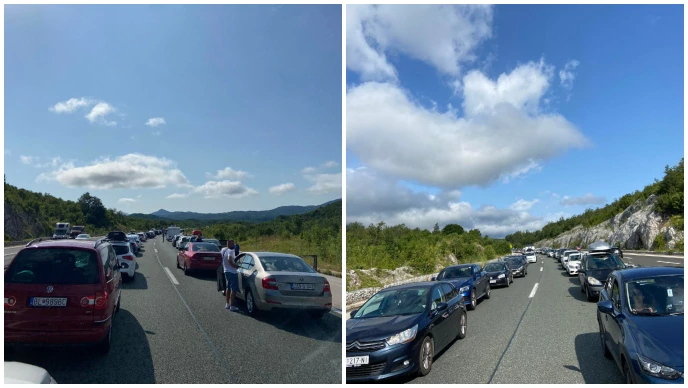 Kolaps pred tunelom Sv. Rok