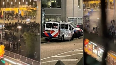  Gomile prosvjednika u lučkom gradu Rotterdamu palile su automobile i bacale kamenje na policiju