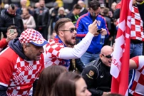 Hrvatski navijači u Beču, Foto: Igor Soban /PIXSELL