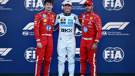  Charles Leclerc, Lando Norris, Lewis Hamilton