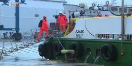Platforma je pronađena uz pomoć ronilice s broda "Junak" (Foto: HRT), Foto: -/-
