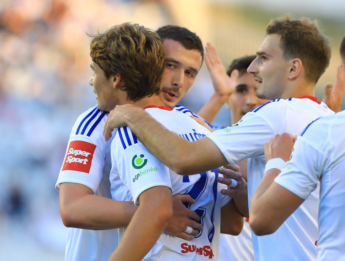 Hajduk - Varaždin, gol Rokasa Pukštasa