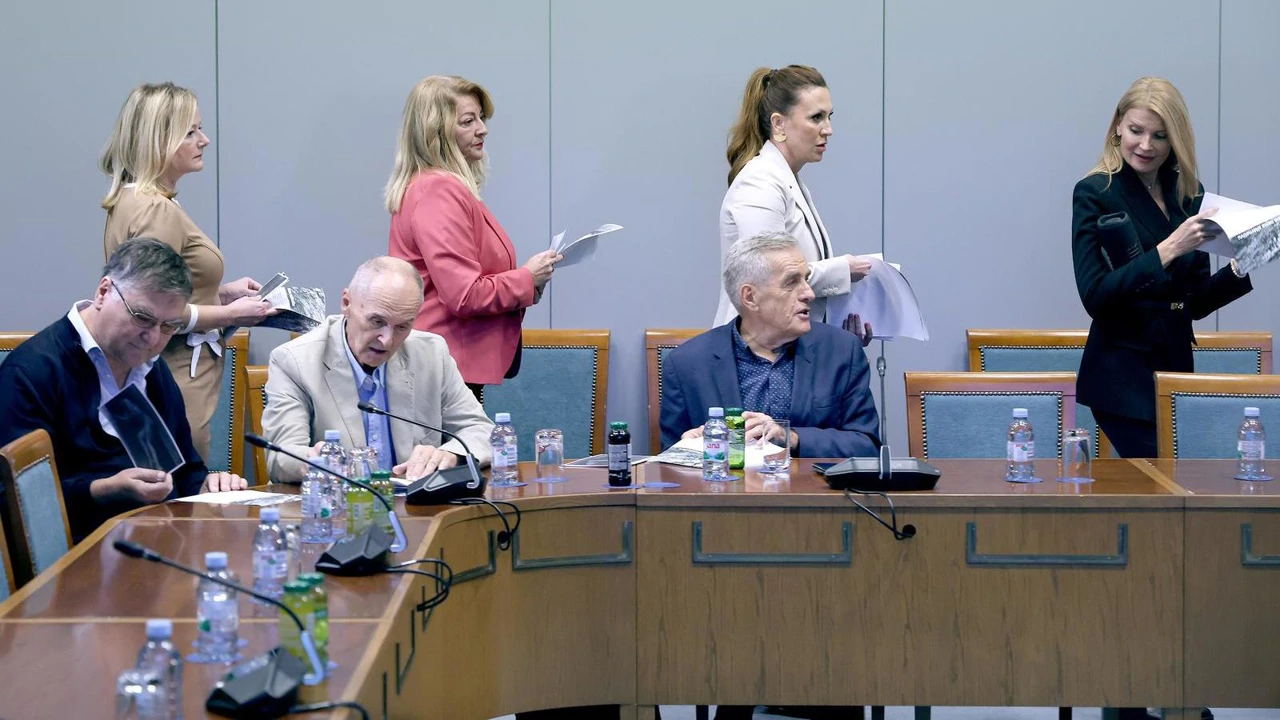 Zastupnici SDP-a dijelili letke sudionicima okruglog stola o Jasenovcu 