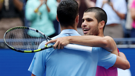 Carlos Alcaraz i Novak Đoković  