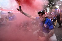 Navijači u Hamburgu, Foto: Sanjin Strukic/PIXSELL