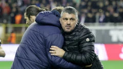Gattuso i Đalović u pozdravu