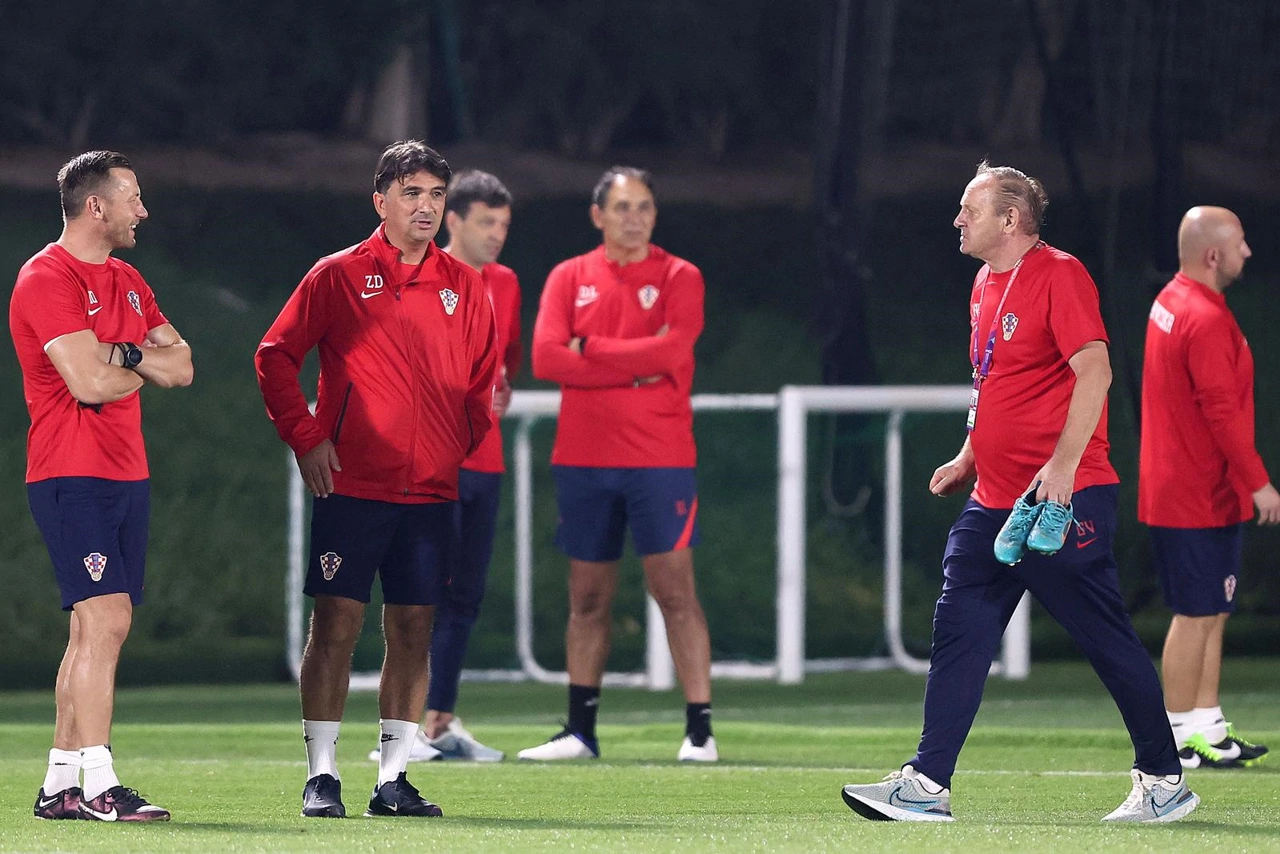 Trening hrvatske nogometne reprezentacije, Foto: Goran Stanzl/PIXSELL