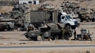 Izraelska vojna vozila na granici sa Gazom