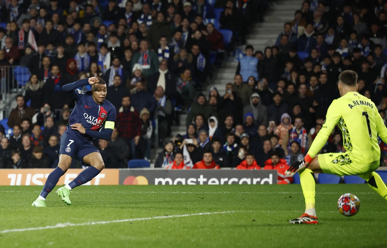 Mbappe zabija drugi pogodak, Foto: Juan Medina/REUTERS