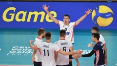 Slavlje hrvatskih odbojkaša