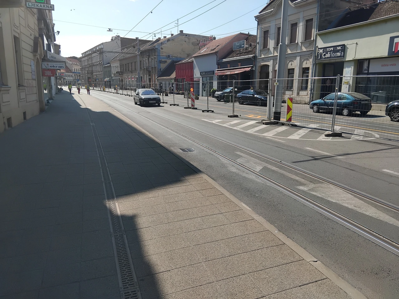 Novi radovi u Strossmayerovoj, Foto: Vlatko Franjin/HRT Radio Osijek
