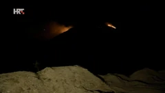 Vjetar stvara probleme gasiteljima, Foto: Dnevnik 3/HRT