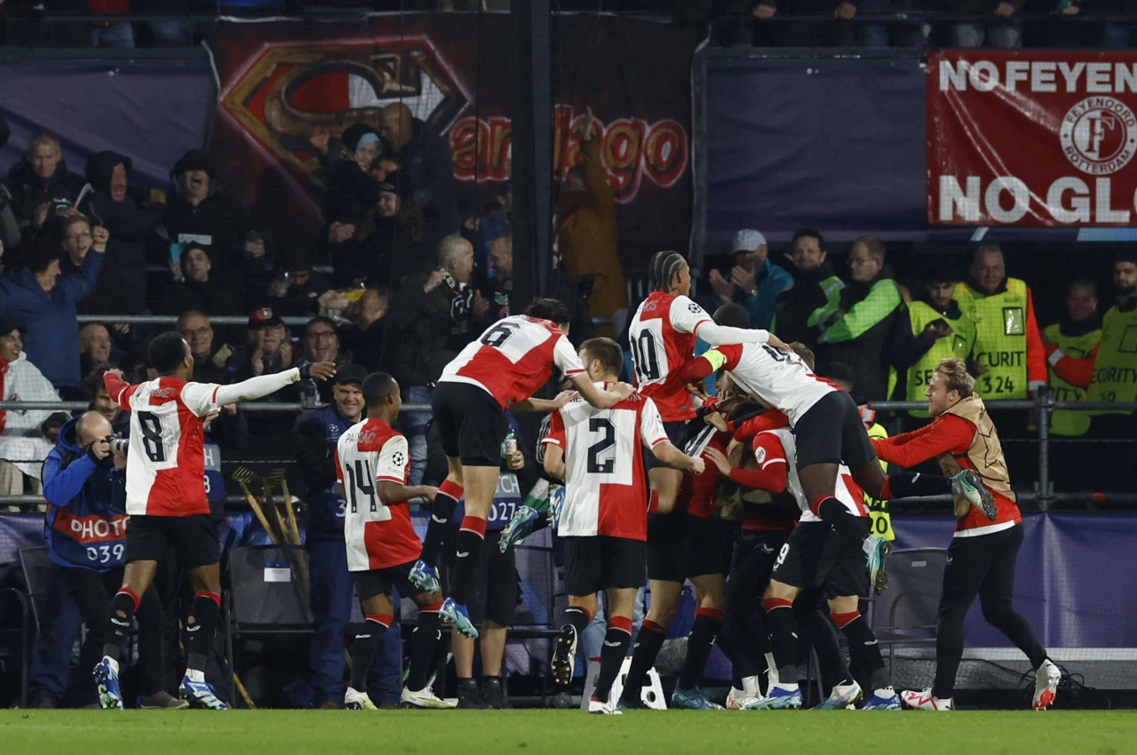Slavlje igrača Feyenoorda, Foto: Piroschka Van De Wouw/REUTERS