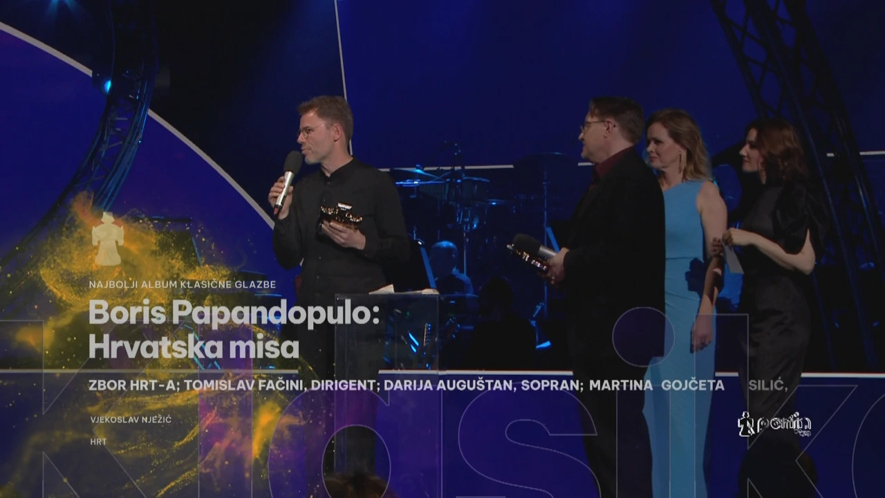 'Najbolji album klasične glazbe' - 'Hrvatska misa' Borisa Papandopula 