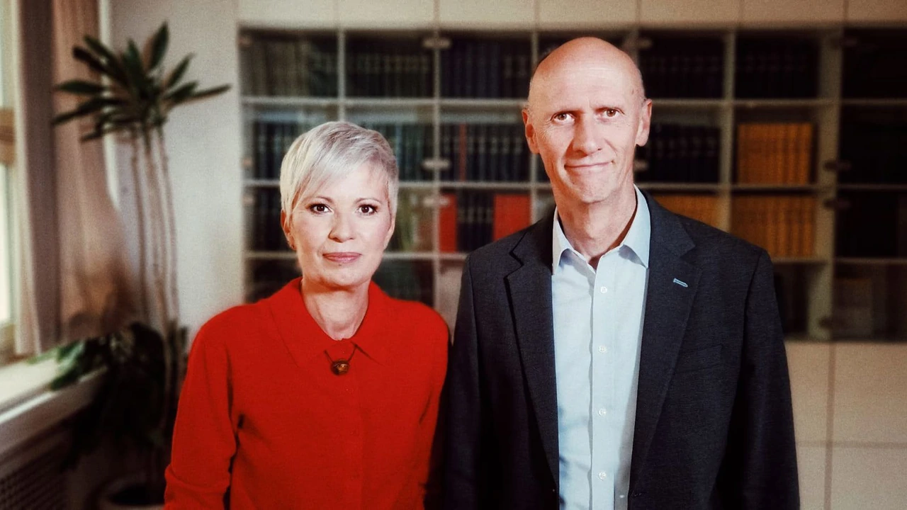 Morana Kasapović i Sven Lončarić, Foto: Siniša Hajduk/HRT