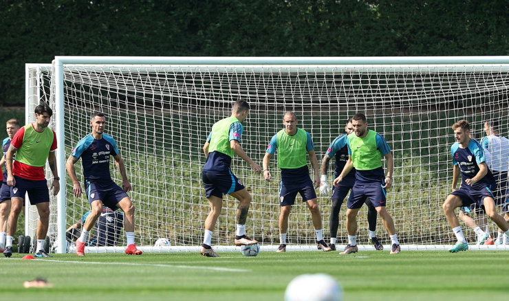 Hrvatska nogometna reprezentacija danas odrađuje završni trening na Rujevici