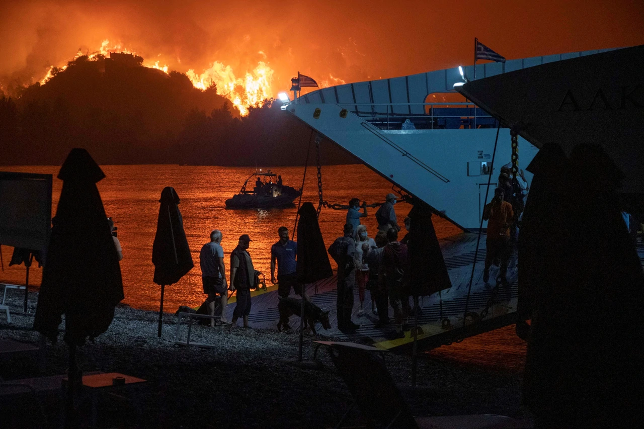 Otok Evia, Grčka, Foto: Nicolas Economou/REUTERS