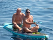 Glumci Woody Harrelson i Matthew McConaughey na veslanju ispred Dubrovnika, Foto: Grgo Jelavic/PIXSELL