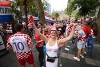Okupljanje hrvatskih navijača , Foto: Marko Lukunic/Pixsell