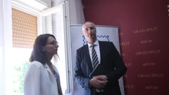 Pročelnica Maja Đerek i gradonačelnik Splita Ivica Puljak