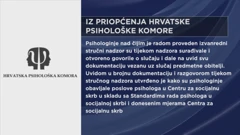 Priopćenje Hrvatske psihološke komore, Foto: Dnevnik 3/HRT