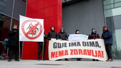 Prosvjed pred Ministarstvom gospodarstva i održivog razvoja