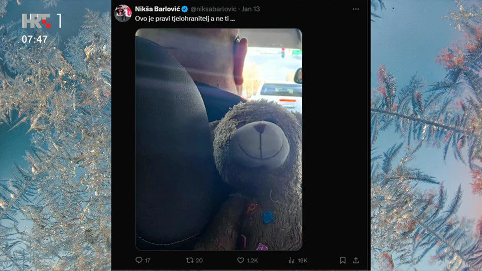 Objava kolege Nikše Barlovića