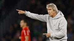 Trener Betisa Manuel Pellegrini 