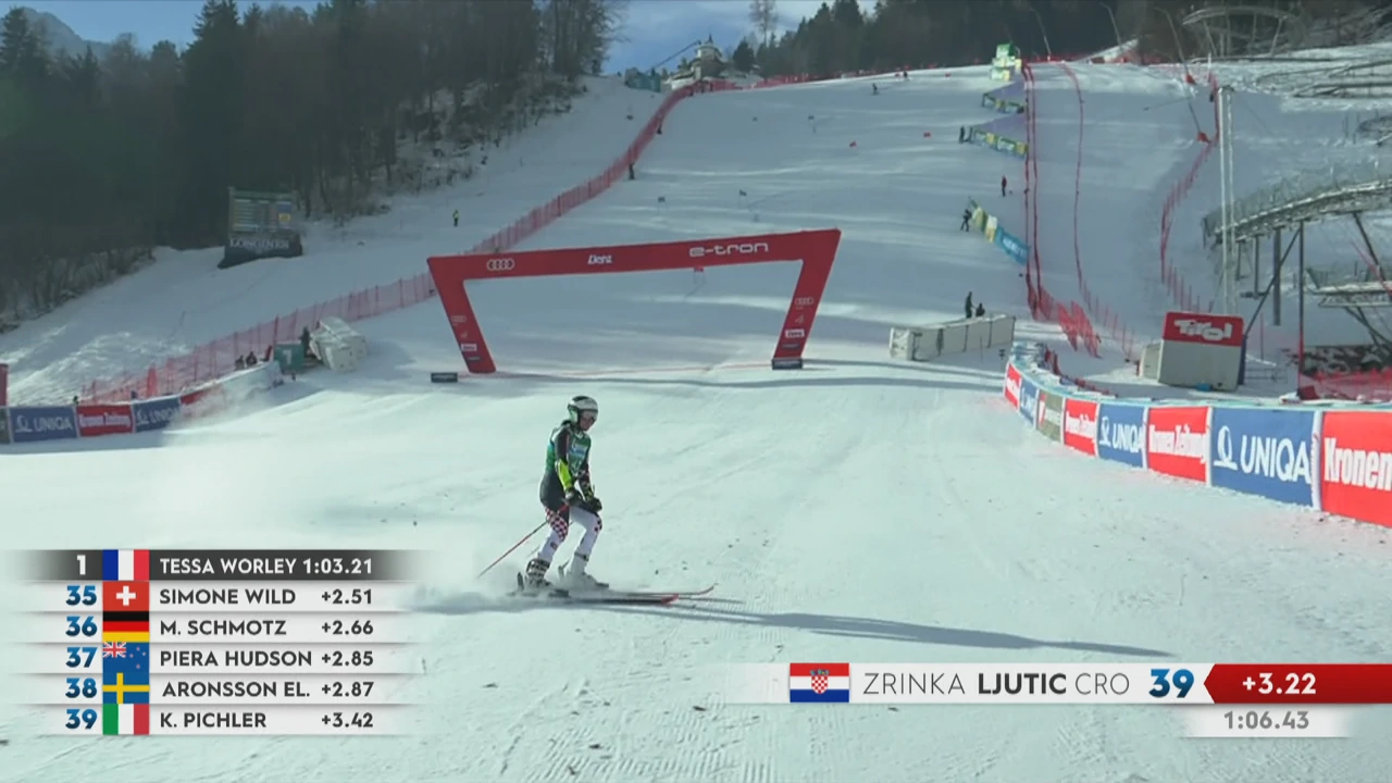 Zrinka Ljutić, veleslalom u Lienzu