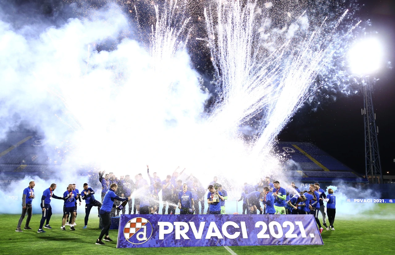 Slavlje nogometaša Dinama, Foto: Sanjin Strukić/PIXSELL