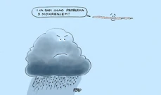 meteokarikatura, Foto: Frano Cebalo/HRT