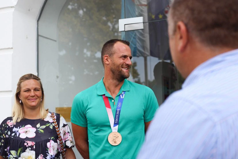 Brončani olimpijac Damir Martin u posjeti Vukovaru, Foto: -/Vukovarsko-srijemska županija