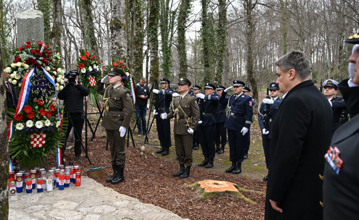 Predsjednik Milanović odao počast Josipu Joviću, Foto: Dario Andrišek/Ured predsjednika Republike Hrvatske