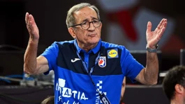 Lino Cervar tijekom utakmice 