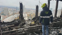 Oštećenja u neboderu Vjesnika, Foto: Mario Todorić/HCPI