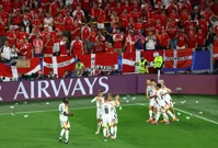 Kai Havertz slavi sa suigračima , Foto: Bernadett Szabo/REUTERS