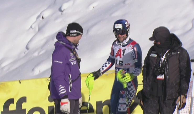 Samuel Kolega nije završio prvu vožnju u Gurglu