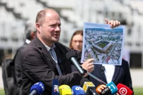 Polaganje kamena temeljca na stadionu u Kranjčevićevoj , Foto:  Igor Kralj /PIXSELL
