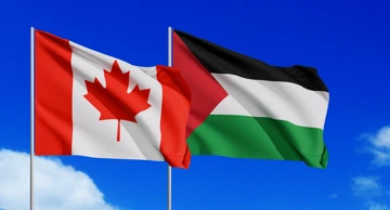 Kanadska i palestinska zastava
