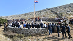  Na Kornatima obilježena godišnjica tragedije u kojoj je poginulo 12 vatrogasaca, Foto: Hrvoje Jelavic/Pixsell