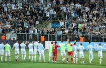 Slavlje igrača Rijeke nakon pobjede protiv PAOK-a, Foto: Nel Pavletić/PIXSELL