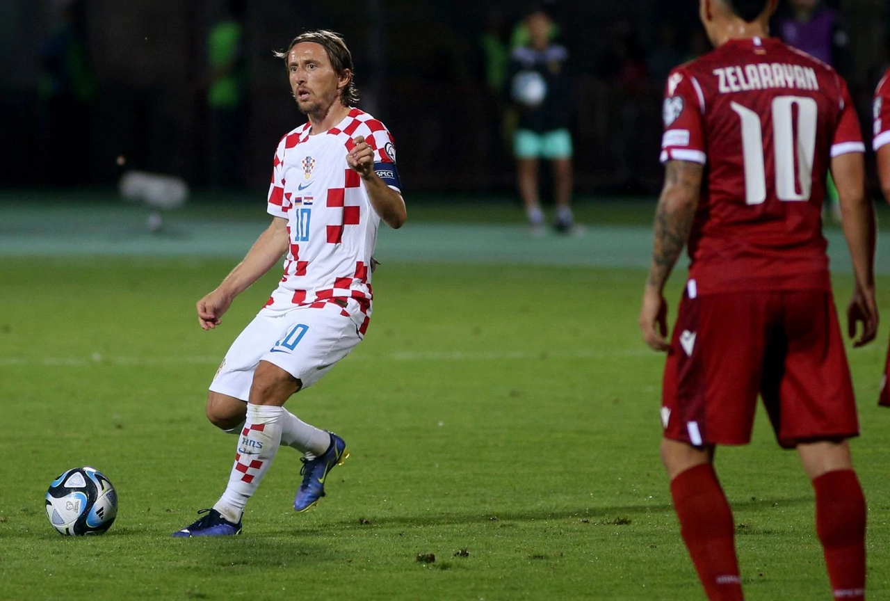 Luka Modrić, Foto:  Hrach Khachatryan/PIXSELL