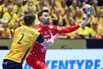 Švedska - Hrvatska. Ivan Martinović, Foto: Sanjin Strukic/PIXSELL