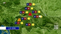 Vrućina sutra malo popušta, Foto: HTV/HRT