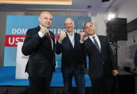Stožer Domovinskog pokreta i partnera , Foto: Robert Anic /Pixsell