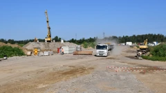 Obilazak radova na dovrsetku autoceste Zagreb - Sisak,